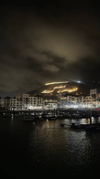 Picture of a night at Marina Agadir